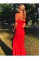 Long Red Off-the-Shoulder Prom Dresses Formal Evening Gowns 6011403 Long Red Off-the-Shoulder Prom Dresses Formal Evening Gowns 6011403