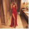 Simple V-Neck Long Prom Dresses Formal Evening Gowns 6011412