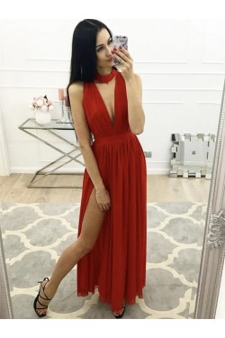 A-Line Long Prom Dresses Formal Evening Gowns 6011432