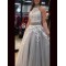 A-Line Beaded Lace Two Pieces Long Prom Dresses Formal Evening Gowns 6011436
