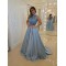 A-Line Beaded Lace Long Prom Dresses Formal Evening Gowns 6011452