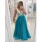 A-Line Beaded Lace Long Prom Dresses Formal Evening Gowns 6011455