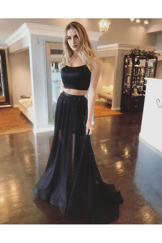 Long Black Two Pieces Prom Dresses Formal Evening Gowns 6011473 Long Black Two Pieces Prom Dresses Formal Evening Gowns 6011473