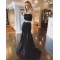 Long Black Two Pieces Prom Dresses Formal Evening Gowns 6011473