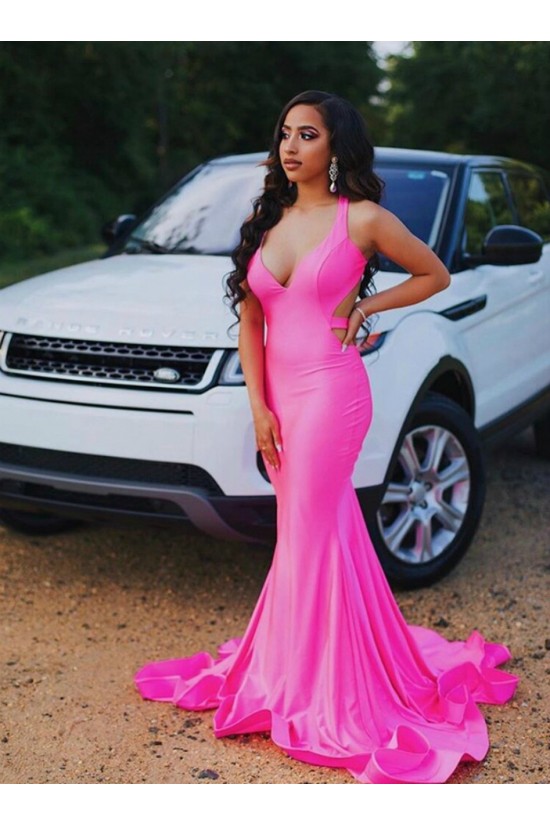 Mermaid V-Neck Long Prom Dresses Formal Evening Gowns 6011476 Mermaid V-Neck Long Prom Dresses Formal Evening Gowns 6011476
