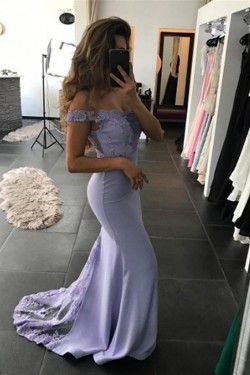 Mermaid Lace Long Prom Dresses Formal Evening Gowns 6011485