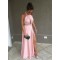 A-Line Long Pink Prom Dresses Formal Evening Gowns 6011486