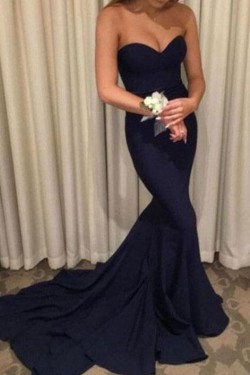 Mermaid Sweetheart Long Prom Dresses Formal Evening Gowns 6011503