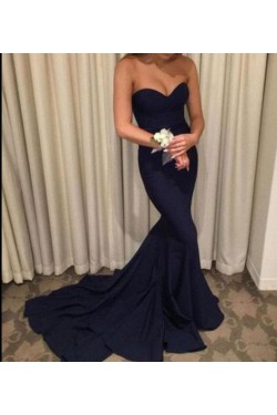 Mermaid Sweetheart Long Prom Dresses Formal Evening Gowns 6011503
