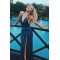 Simple V-Neck Long Prom Dresses Formal Evening Gowns 6011520