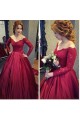Ball Gown Beaded Lace Long Sleeves Prom Dresses Formal Evening Gowns 6011521 Ball Gown Beaded Lace Long Sleeves Prom Dresses Formal Evening Gowns 6011521