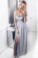 A-Line V-Neck Long Prom Dresses Formal Evening Gowns 6011525 A-Line V-Neck Long Prom Dresses Formal Evening Gowns 6011525