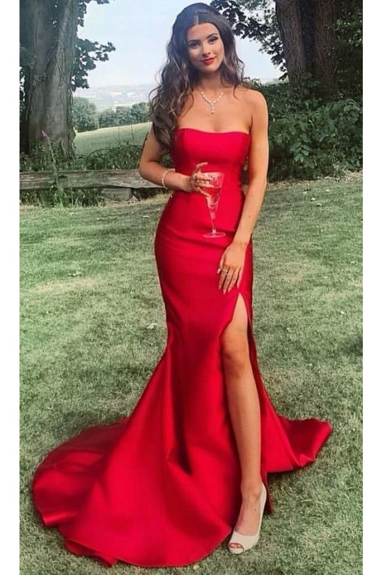 Mermaid Strapless Long Prom Dresses Formal Evening Gowns 6011526 Mermaid Strapless Long Prom Dresses Formal Evening Gowns 6011526