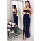 Simple Long Strapless Prom Dresses Formal Evening Gowns 6011527
