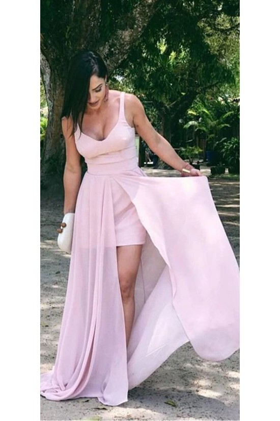 A-Line Long Pink Prom Dresses Formal Evening Gowns 6011532 A-Line Long Pink Prom Dresses Formal Evening Gowns 6011532