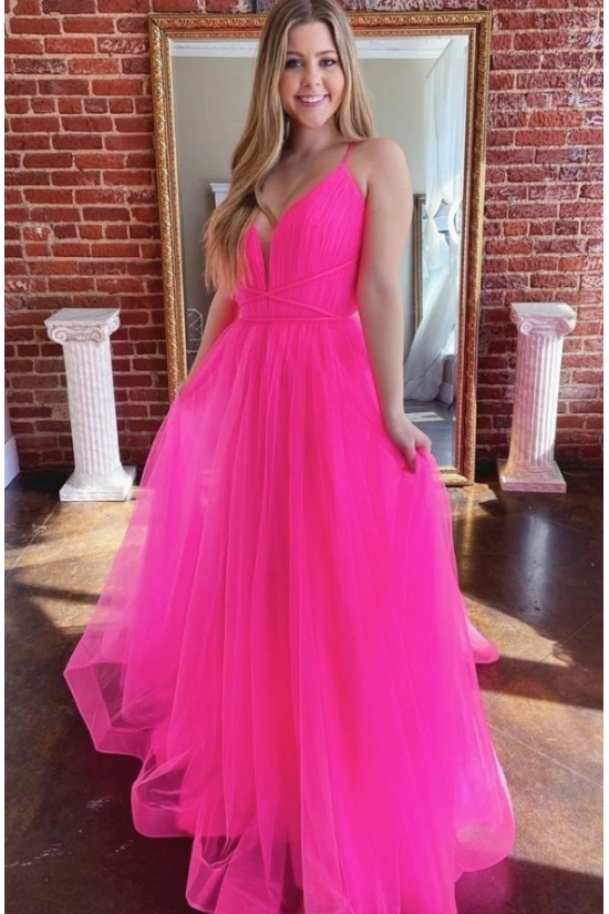 A-Line V-Neck Long Prom Dresses Formal Evening Gowns 6011541 A-Line V-Neck Long Prom Dresses Formal Evening Gowns 6011541
