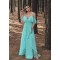 A-Line Chiffon V-Neck Long Prom Dresses Formal Evening Gowns 6011542