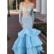 Mermaid Long Sleeves Lace Prom Dresses Formal Evening Gowns 6011560