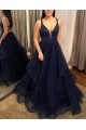 A-Line Navy Blue Long Prom Dresses Formal Evening Gowns 6011563 A-Line Navy Blue Long Prom Dresses Formal Evening Gowns 6011563