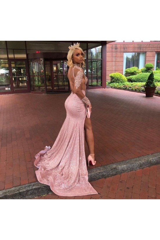 Mermaid Beaded Lace Sequins Sparkle Long Prom Dresses Formal Evening Gowns 6011572 Mermaid Beaded Lace Sequins Sparkle Long Prom Dresses Formal Evening Gowns 6011572