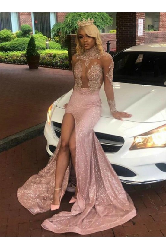 Mermaid Beaded Lace Sequins Sparkle Long Prom Dresses Formal Evening Gowns 6011572 Mermaid Beaded Lace Sequins Sparkle Long Prom Dresses Formal Evening Gowns 6011572