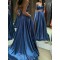 A-Line Two Pieces Long Prom Dresses Formal Evening Gowns 6011581