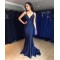 Mermaid Navy Blue Long Prom Dresses Formal Evening Gowns 6011592