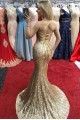 Mermaid Gold Sequins Long Prom Dresses Formal Evening Gowns 6011602 Mermaid Gold Sequins Long Prom Dresses Formal Evening Gowns 6011602