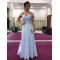 A-Line Beaded Lace Off-the-Shoulder Long Prom Dresses Formal Evening Gowns 6011608
