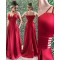 Long Satin A-Line Prom Dresses Formal Evening Gowns 6011610