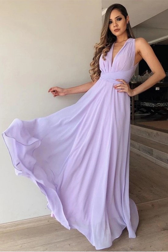 A-Line Chiffon V-Neck Long Prom Dresses Formal Evening Wedding Party Gowns 6011618 A-Line Chiffon V-Neck Long Prom Dresses Formal Evening Wedding Party Gowns 6011618