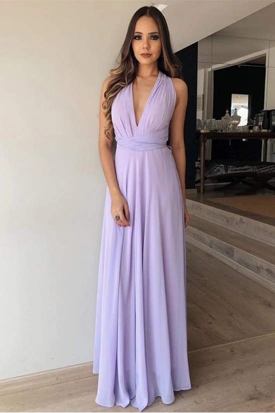 A-Line Chiffon V-Neck Long Prom Dresses Formal Evening Wedding Party Gowns 6011618 A-Line Chiffon V-Neck Long Prom Dresses Formal Evening Wedding Party Gowns 6011618