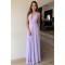A-Line Chiffon V-Neck Long Prom Dresses Formal Evening Wedding Party Gowns 6011618