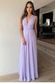 A-Line Chiffon V-Neck Long Prom Dresses Formal Evening Wedding Party Gowns 6011618 A-Line Chiffon V-Neck Long Prom Dresses Formal Evening Wedding Party Gowns 6011618