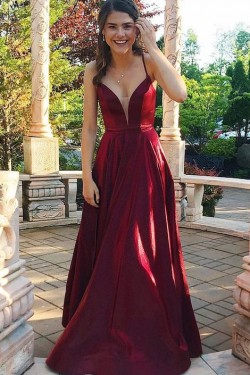 A-Line Long Prom Dresses Formal Evening Gowns 6011623