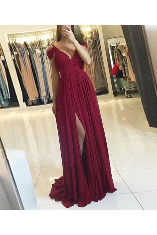 A-Line Chiffon Long Prom Dresses Formal Evening Gowns 6011626 A-Line Chiffon Long Prom Dresses Formal Evening Gowns 6011626