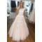 A-Line Beaded Lace Long Prom Dresses Formal Evening Gowns 6011636