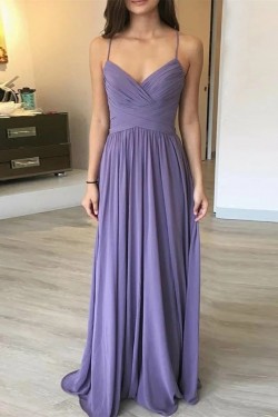 A-Line Chiffon Long Prom Dresses Formal Evening Gowns 6011637