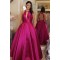 Ball Gown Satin Long Prom Dresses Formal Evening Gowns 6011648