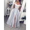 A-Line Lace Off-the-Shoulder Long Prom Dresses Formal Evening Gowns 6011660