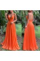A-Line Spaghetti Straps V-Neck Long Prom Dresses Formal Evening Gowns 601813 A-Line Spaghetti Straps V-Neck Long Prom Dresses Formal Evening Gowns 601813