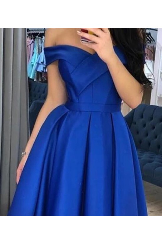 A-Line Off-the-Shoulder Short Prom Dresses Formal Evening Gowns 601825 A-Line Off-the-Shoulder Short Prom Dresses Formal Evening Gowns 601825