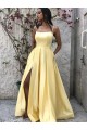 A-Line Spaghetti Straps Long Prom Dresses Formal Evening Gowns 601830