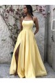 A-Line Spaghetti Straps Long Prom Dresses Formal Evening Gowns 601830