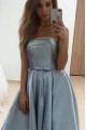 A-Line Strapless Long Prom Dresses Formal Evening Gowns 601837 A-Line Strapless Long Prom Dresses Formal Evening Gowns 601837
