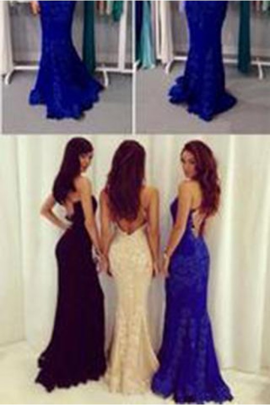 Long Black Lace Spaghetti Straps Prom Dresses Formal Evening Gowns 601838 Long Black Lace Spaghetti Straps Prom Dresses Formal Evening Gowns 601838
