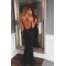 Long Black Lace Spaghetti Straps Prom Dresses Formal Evening Gowns 601838