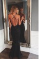 Long Black Lace Spaghetti Straps Prom Dresses Formal Evening Gowns 601838 Long Black Lace Spaghetti Straps Prom Dresses Formal Evening Gowns 601838