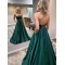 A-Line Strapless Long Prom Dresses Formal Evening Gowns 601840