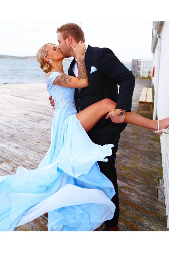 A-Line Lace Off-the-Shoulder Long Prom Dresses Formal Evening Gowns 601859 A-Line Lace Off-the-Shoulder Long Prom Dresses Formal Evening Gowns 601859